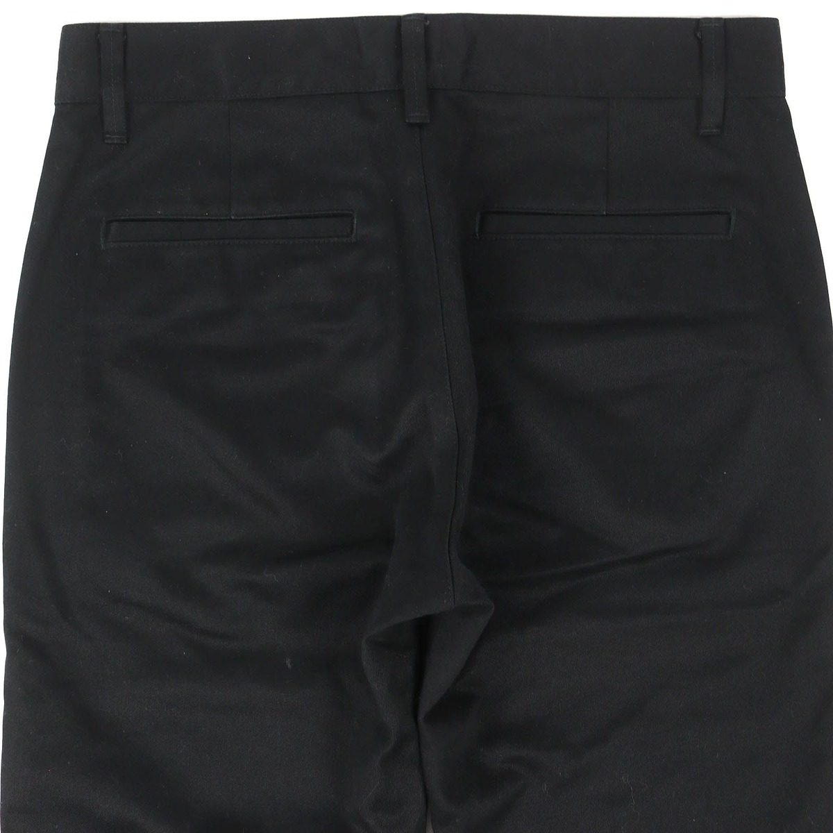 Celine Cotton 100% Logo Button Long Pants Black 29 — view 4