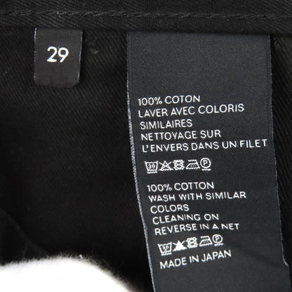 Celine Cotton 100% Logo Button Long Pants Black 29 — view 9