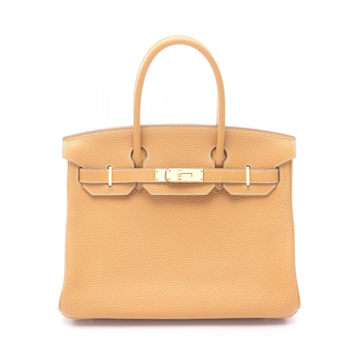 Hermes Handbag Birkin 30 Natural Sable Leather