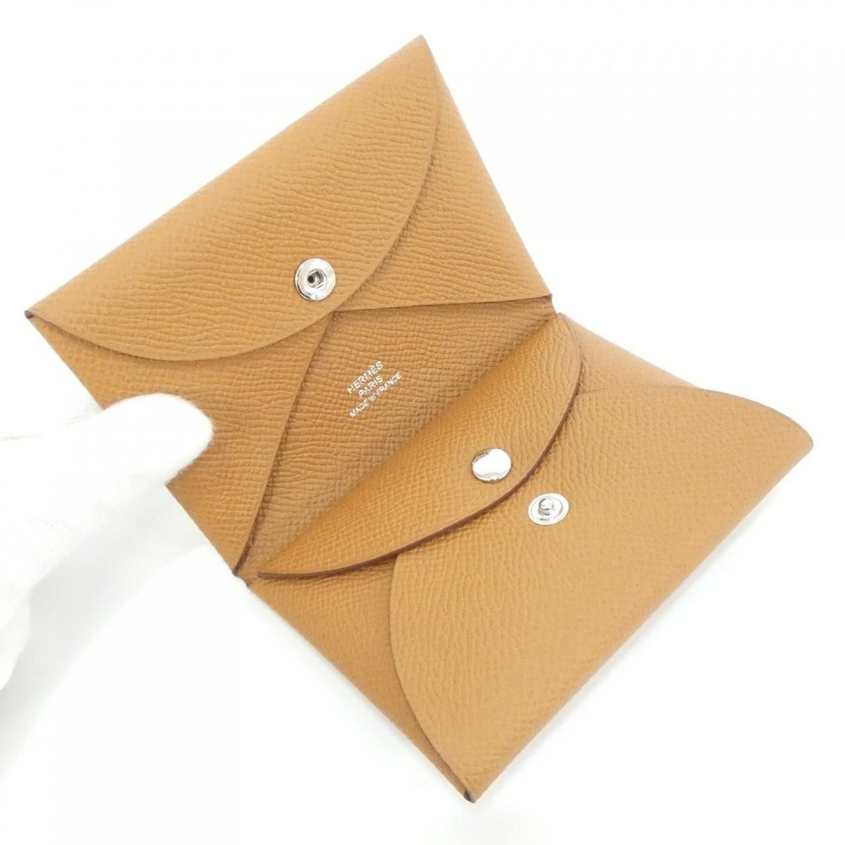 Hermes Calvi Duo Coin Case — view 2