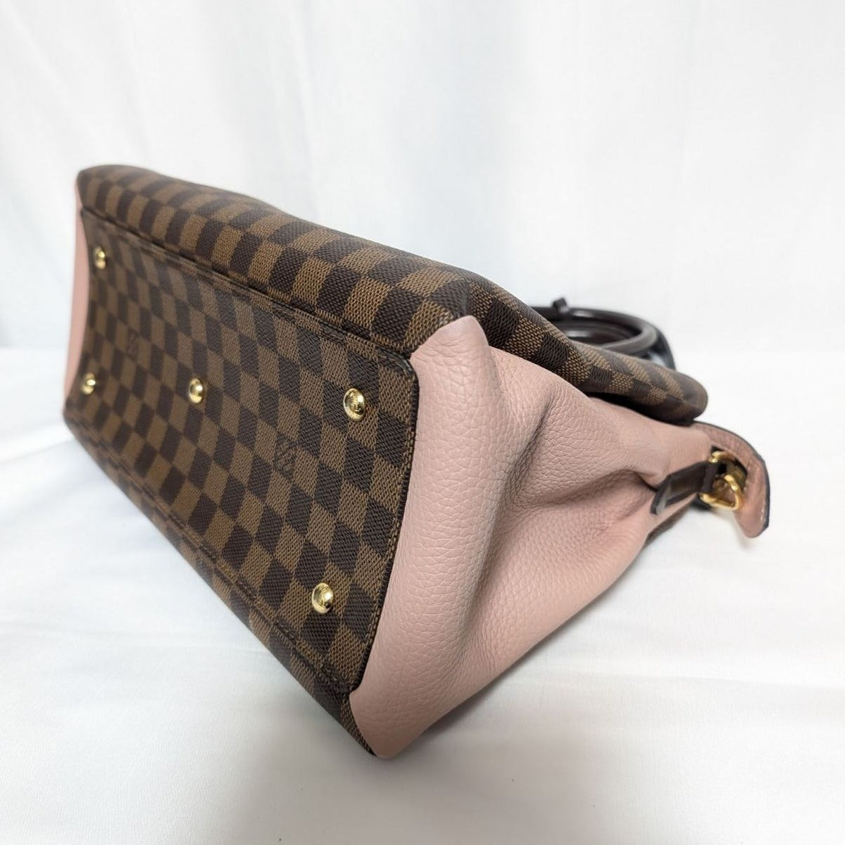 Louis Vuitton Normandie Damier Magnolia 2-Way Shoulder Bag Brown Pink — view 4