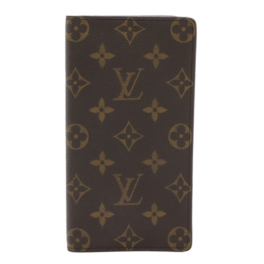 Louis Vuitton Monogram Card Holder Credit Circle Long Bill Bifold Wallet