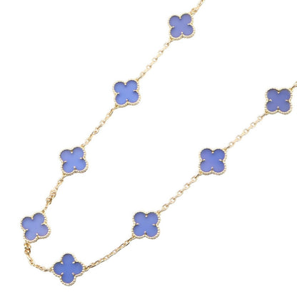 Van Cleef & Arpels Necklace Vintage Alhambra Blue Agete