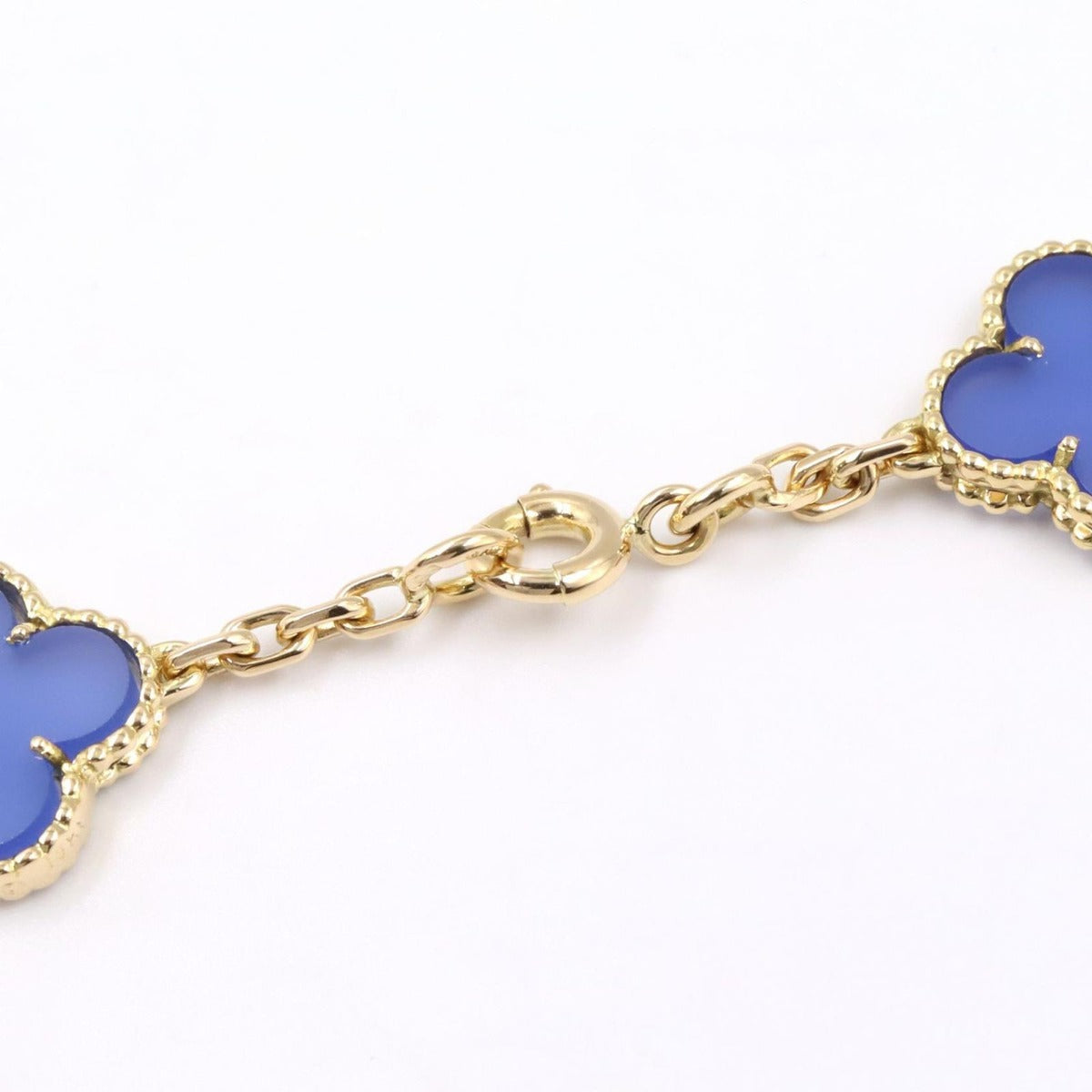 Van Cleef & Arpels Necklace Vintage Alhambra Blue Agete — view 4
