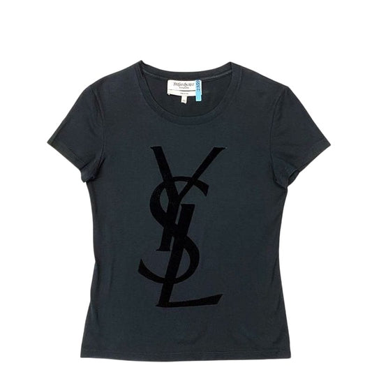 Yves Saint Laurent T-Shirt Black XS Cleaned
