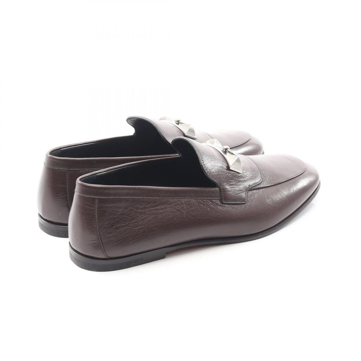 Hermes Loafers Collier de Chien Leather Brown — view 2