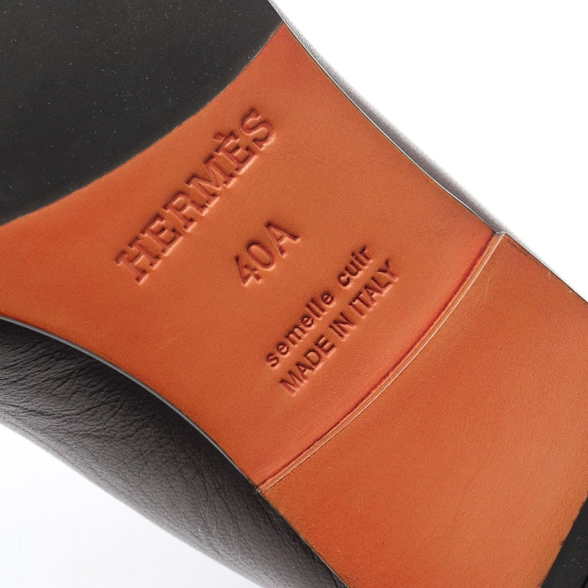 Hermes Loafers Collier de Chien Leather Brown — view 7