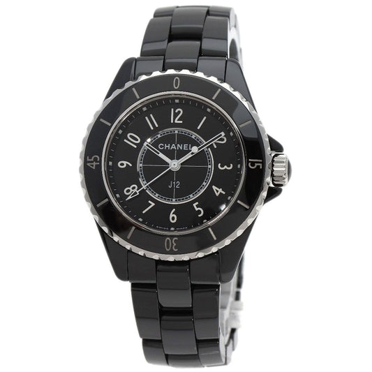 Chanel Ceramic Watch Black