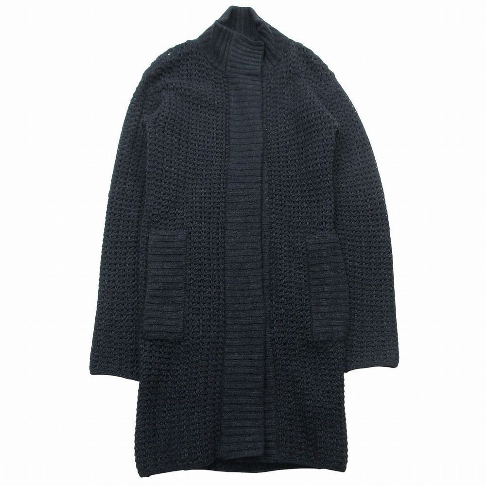 Chanel Vintage Sports Line Long Knit Cardigan Cashmere Blend Openwork