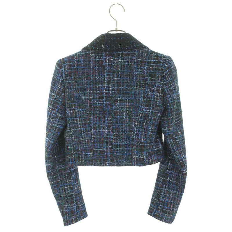 Chanel Tweed Cropped Double Jacket Women 34 — view 2