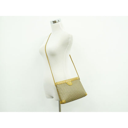 Gucci Vintage Micro GG Shoulder Bag Pochette Brown — view 7
