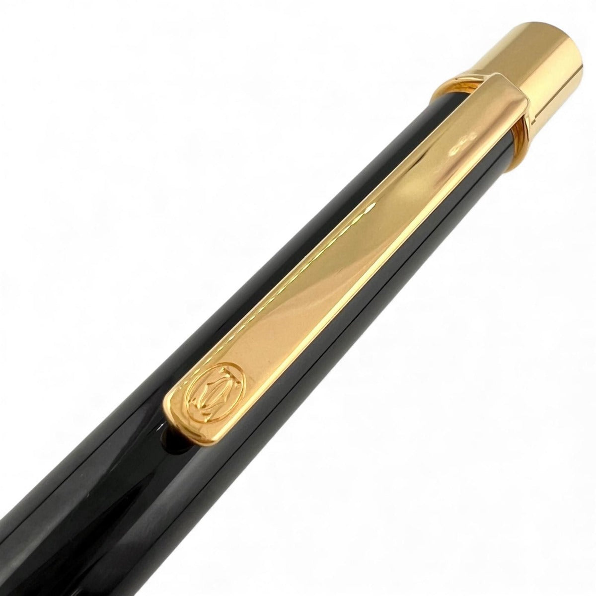 Cartier Must de Cartier Twist Ballpoint Pen Black Gold — view 6