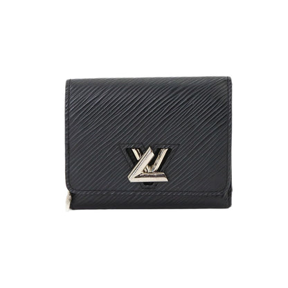 Louis Vuitton Epi Portefeuille Twist Compact XS Trifold Wallet Leather Noir