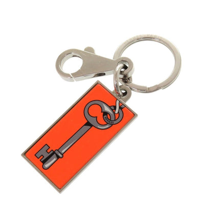 Hermes Illusion Key Ring Orange Holder 1051
