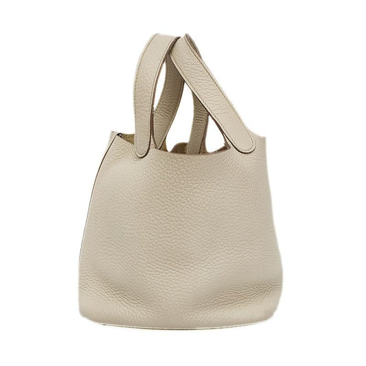 Hermes Picotin Lock PM Handbag Cles Silver Hardware U Stamped Around