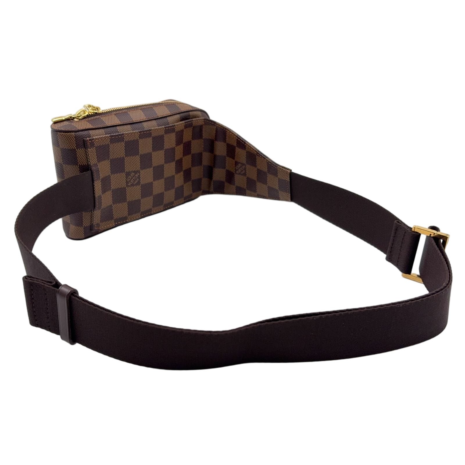Louis Vuitton Damier Geronimos Brown Belt Bag Gold — view 2