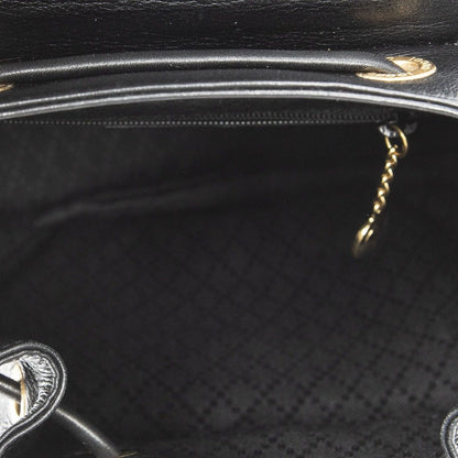 Gucci Mini Bamboo Backpack Black Greinca Lambskin Leather — view 9
