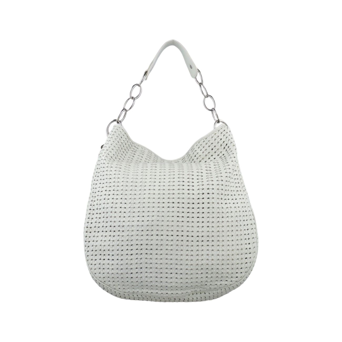Dior Soft Lady Hobo White Lambskin