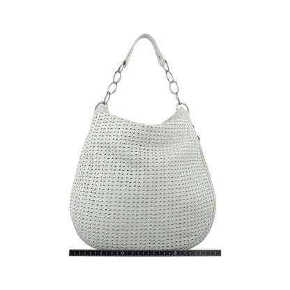 Dior Soft Lady Hobo White Lambskin — view 2