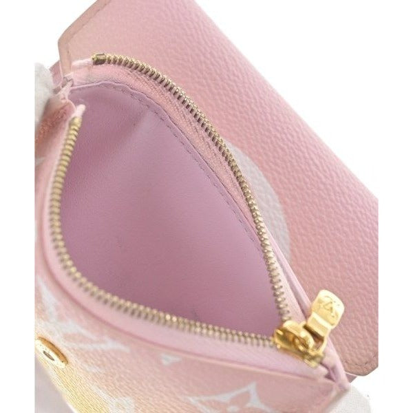 Louis Vuitton Wallet Coin Case Pink Yellow White — view 4