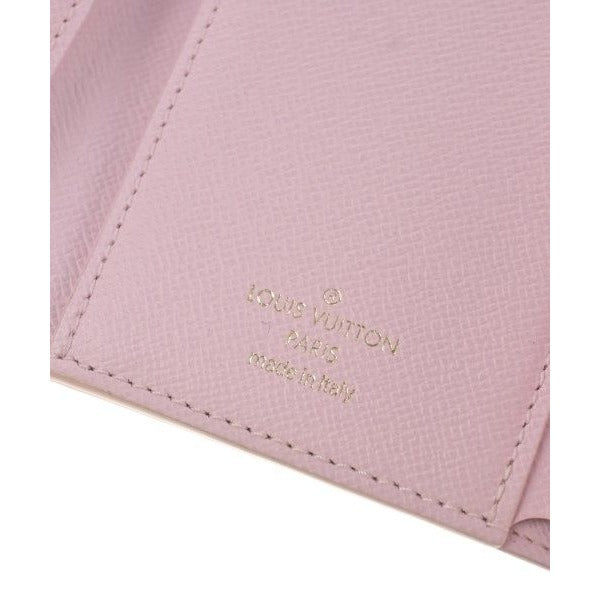 Louis Vuitton Wallet Coin Case Pink Yellow White — view 6