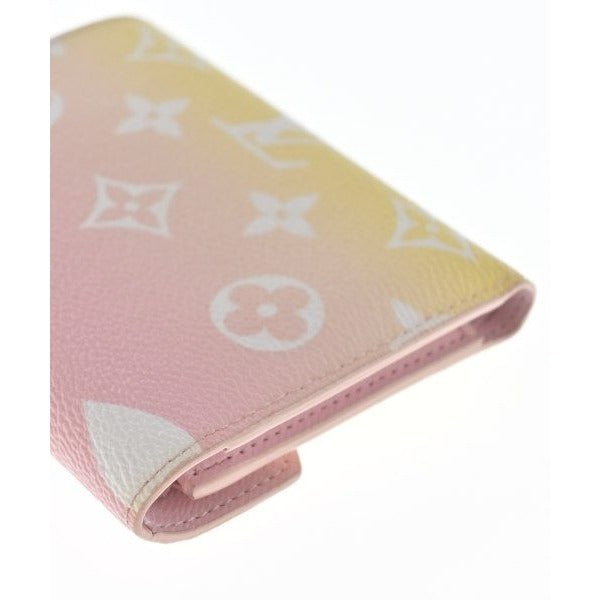Louis Vuitton Wallet Coin Case Pink Yellow White — view 10