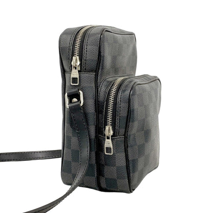 Louis Vuitton Shoulder Bag Damier Graphite Rem Black — view 2