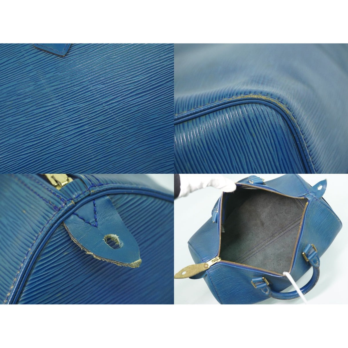 Louis Vuitton LV Speedy 30 Epi Leather Mini Boston Bag — view 8