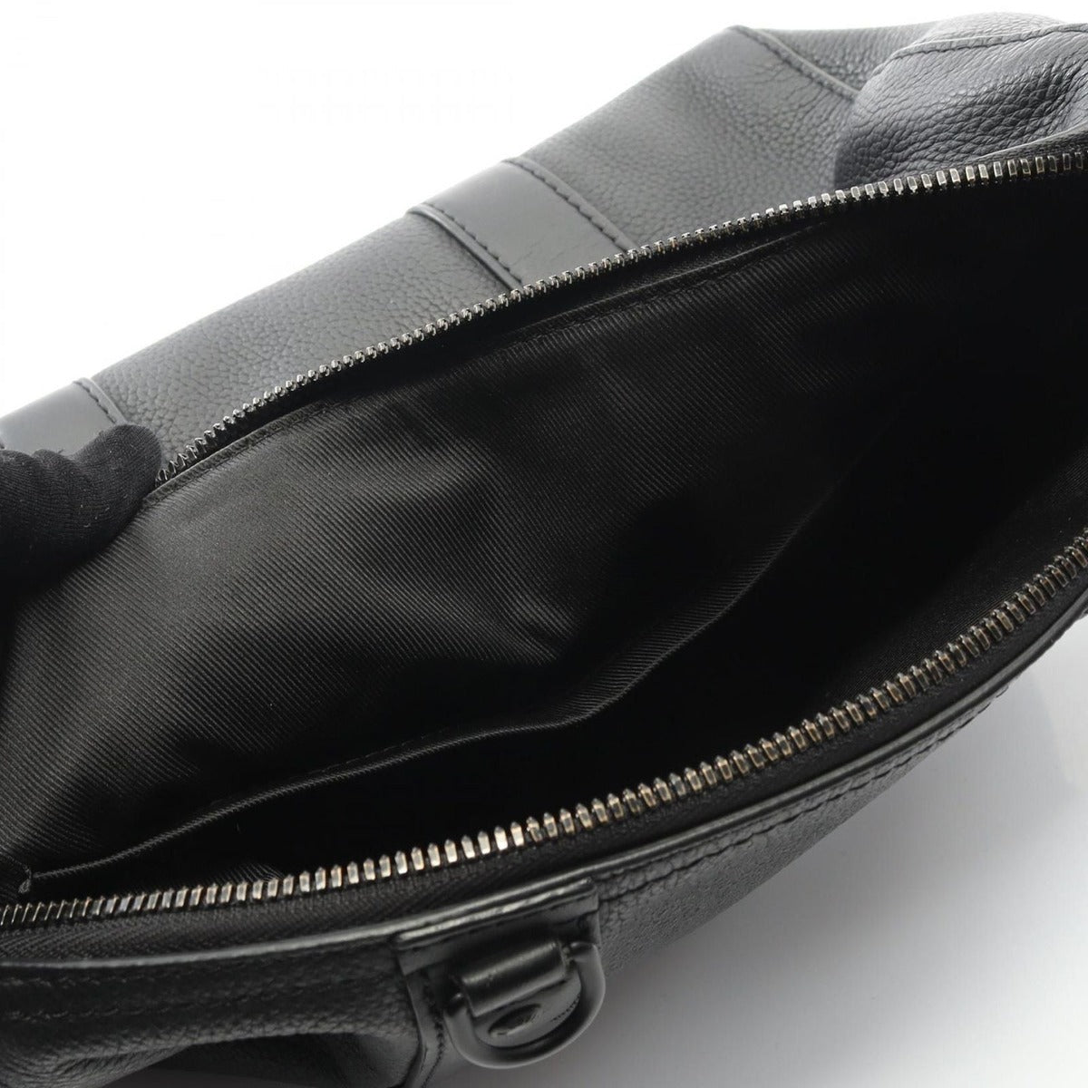 Louis Vuitton Shoulder Bag City Keepall Noir Leather — view 6