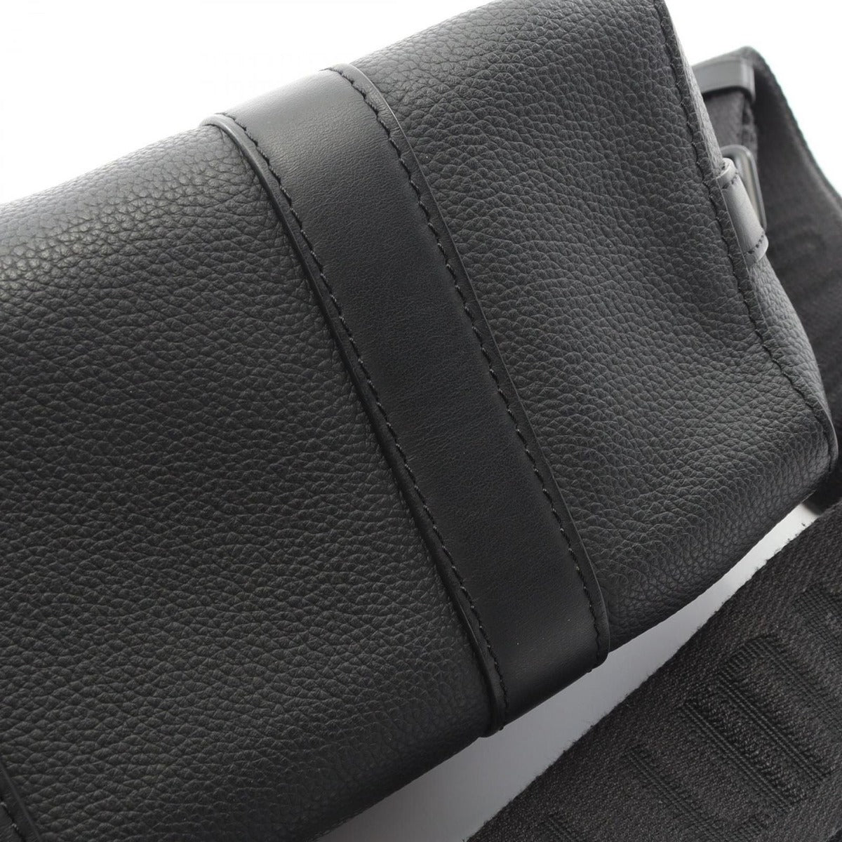 Louis Vuitton Shoulder Bag City Keepall Noir Leather — view 7