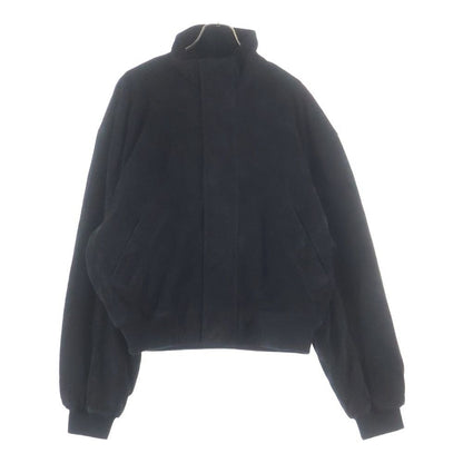 Balenciaga Vintagelook Suede Leather Jacket Black