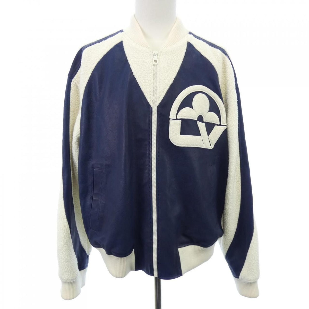 Louis Vuitton Flower Mix Leather Teddy Jacket