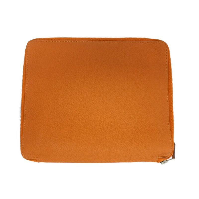 Hermes E-zip Tablet Case Togo Orange R Stamp Manufactured
