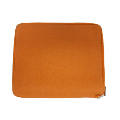 Hermes E-zip Tablet Case Togo Orange R Stamp Manufactured