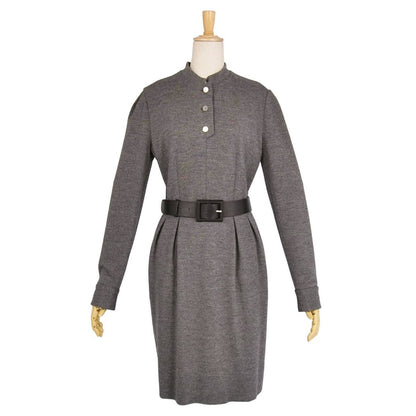 Gucci Dress Leather Belt Wool Top — view 3