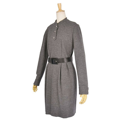 Gucci Dress Leather Belt Wool Top — view 5