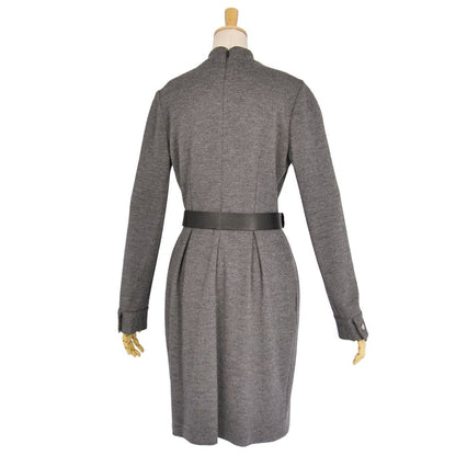 Gucci Dress Leather Belt Wool Top — view 6