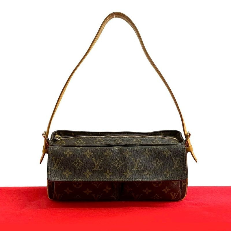 Louis Vuitton Monogram Leather One Shoulder Bag Semi