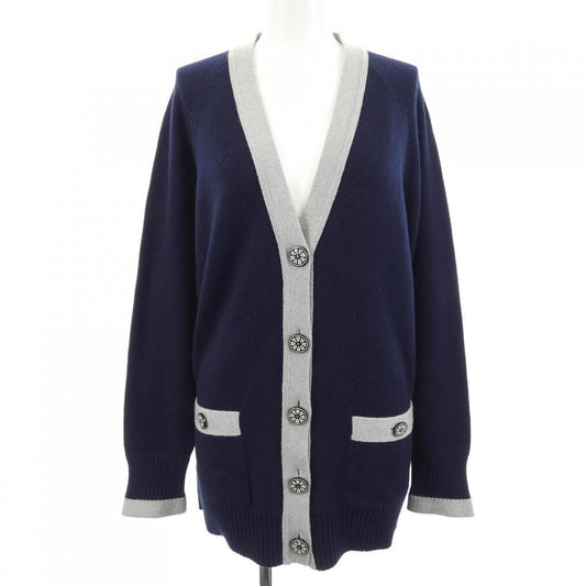 Chanel Size 40 Navy Cardigan