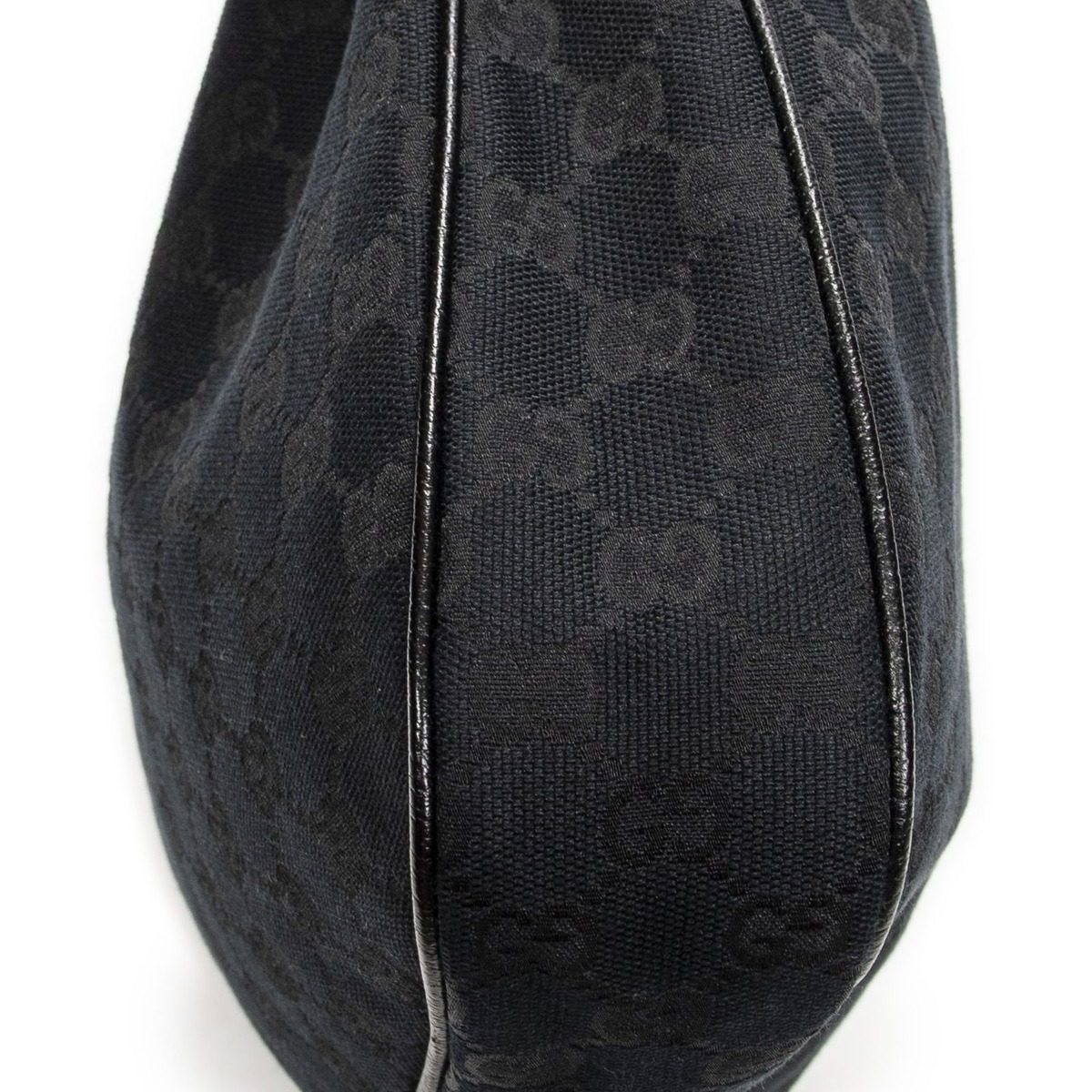 Gucci Small Charmy Hobo Black GG Canvas — view 7