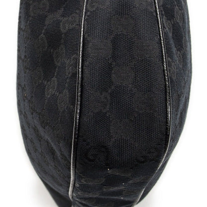 Gucci Small Charmy Hobo Black GG Canvas — view 8