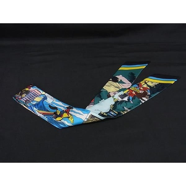 Hermes Ribbon Scarf Twilly Multicolor Silk Wow — view 3