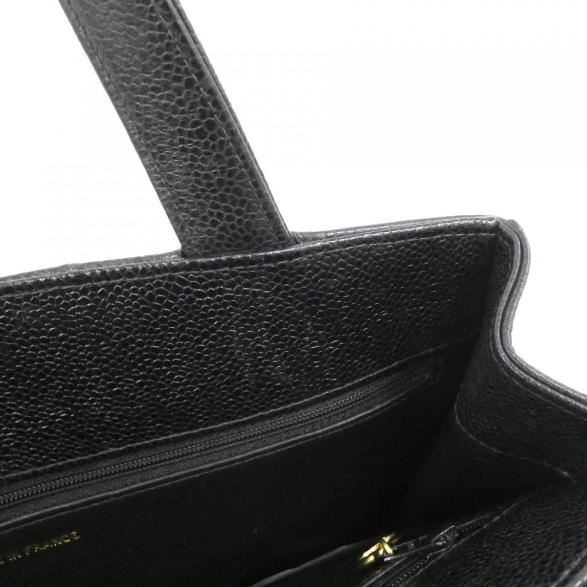 Chanel Vintage Bag Handbag Black — view 9