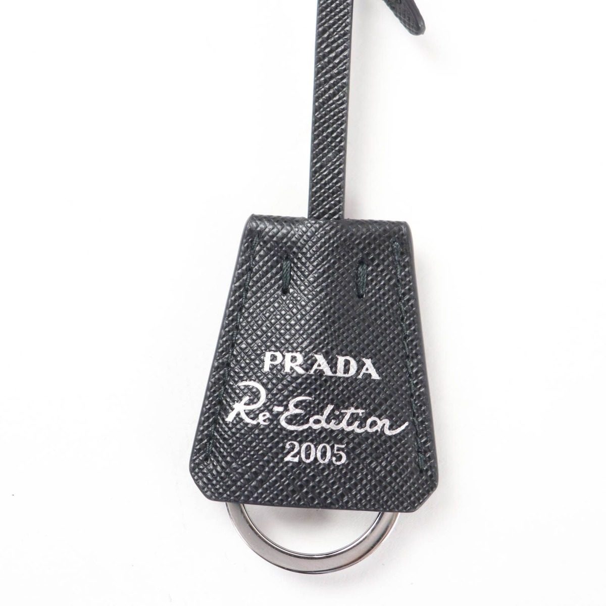 Prada Re Edition 2-Way Shoulder Bag Black with Triangle Logo Pouch — view 10