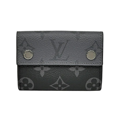 Louis Vuitton Discovery Compact Wallet Monogram Eclipse Gray Black