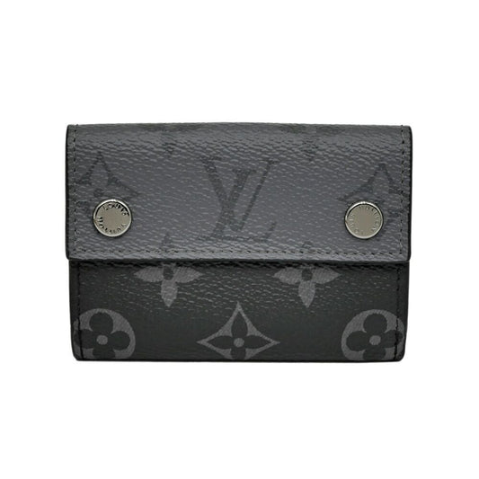 Louis Vuitton Discovery Compact Wallet Monogram Eclipse Gray Black