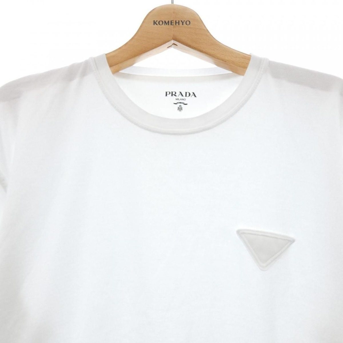 Prada Triangle Logo T-Shirt — view 5
