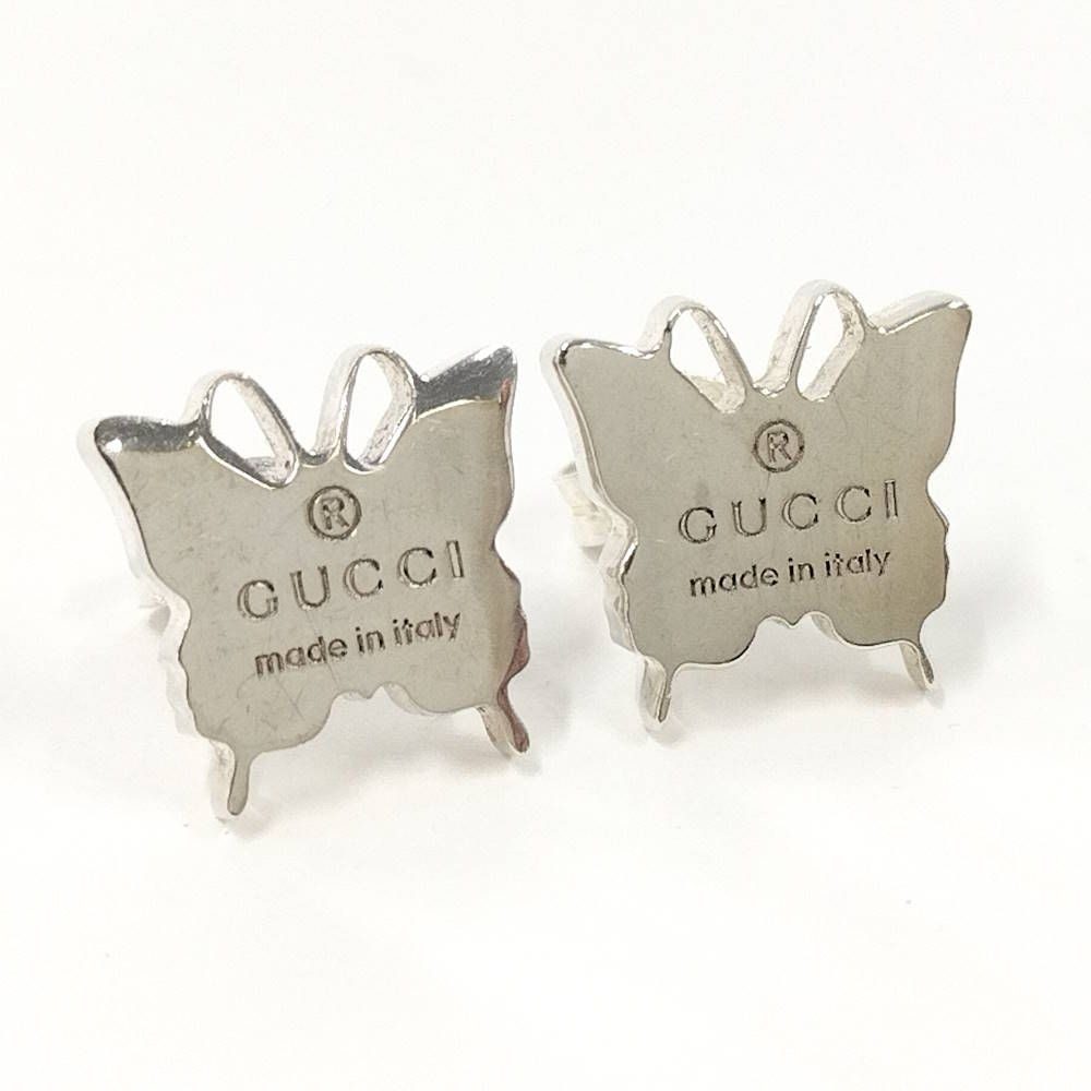 Gucci Earrings Butterfly Silver
