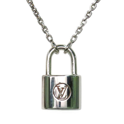Louis Vuitton Pendant Silver Lockit AG 925 Padlock Necklace