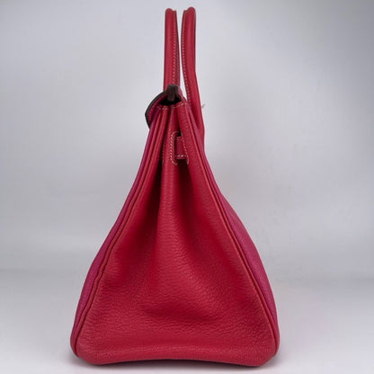Hermes Birkin 30 Handbag Togo Framboise — view 3